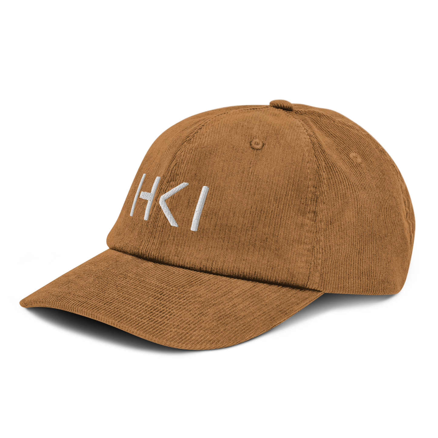 HKI Corduroy Cap (White Text)